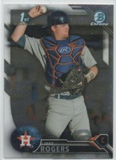 2016 Bowman Chrome Draft Prospect #BDC76 Jake Rogers HOUSTON ASTROS RC 5