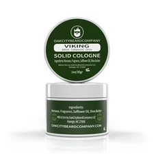 Oak City Beard Co.- (Viking) Solid Cologne - Vetiver - Cedarwood - Citrus - 1oz