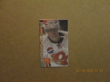 AHL Quad City Flames Vintage Defunct 2008-09 Team Logo Hockey Pocket Schedule