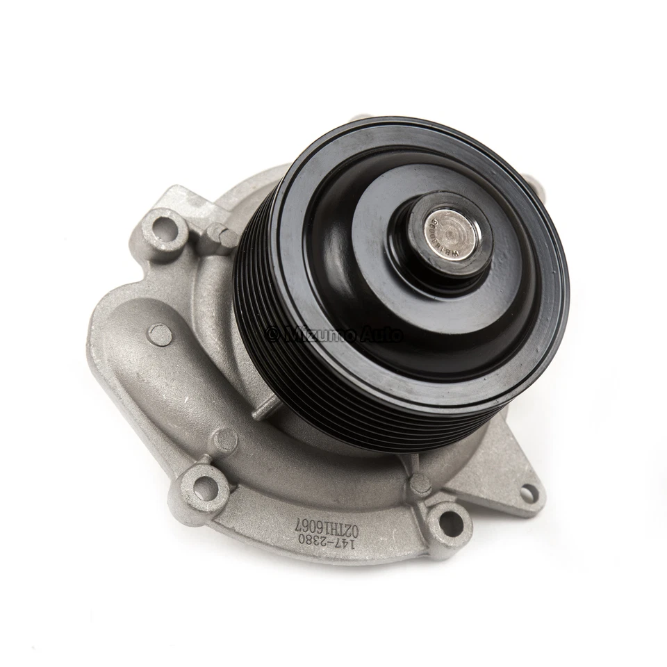 Water Pump 8 Grooves Fit 07-12 Mercedes-Benz Turbo DOHC 3.0L 3.5L 4.6L 5.5L - Image 3 of 4