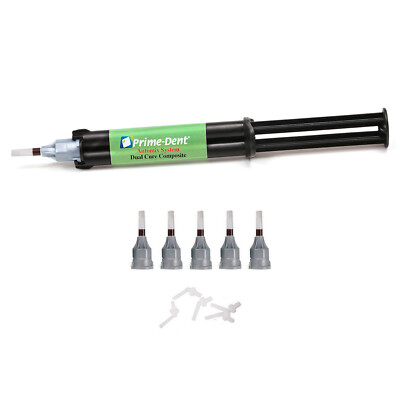 Zahnzement Permanent PRIME DENT Dualhärtend A2 Auto-Mix 10 g Made in USA