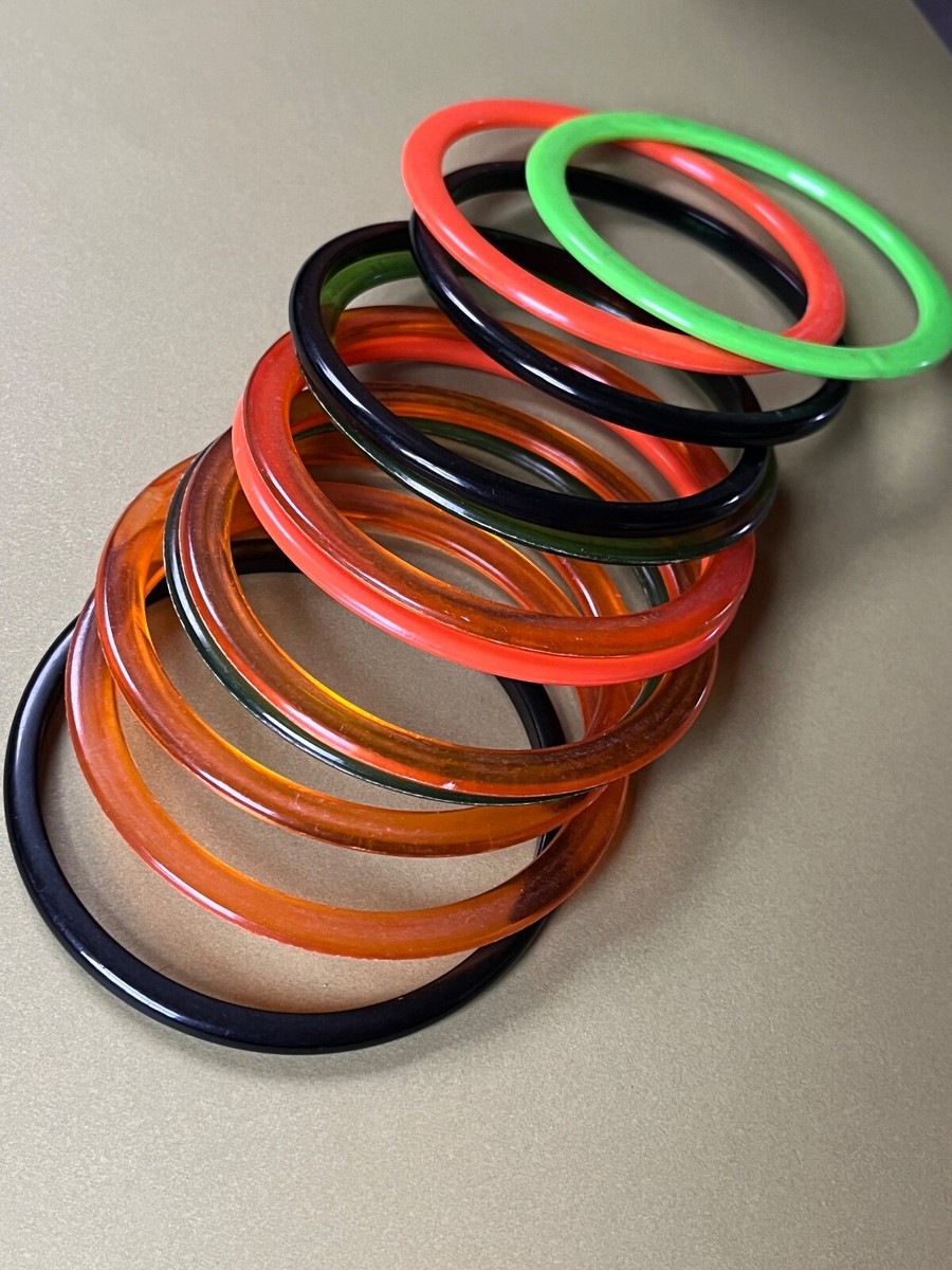⭐︎ Large Lot of Thin Translucent & Not Green Orange & Black