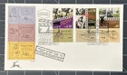 FDC 1250-1252 75 Years Of Hebrew Film - Israel First Day Covers