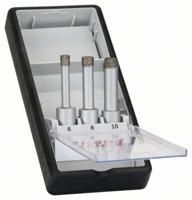 BOSCH Diamanttrockenbohrer-Set Easy Dry Best for Ceramic, 3-teilig, 6-10mm