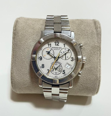 vintage Raymond Weil geneve W1 5000 chronographe Z 878112 hand
