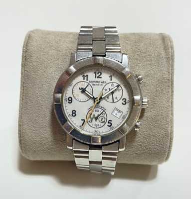 vintage Raymond Weil geneve W1 5000 chronographe Z 878112 hand