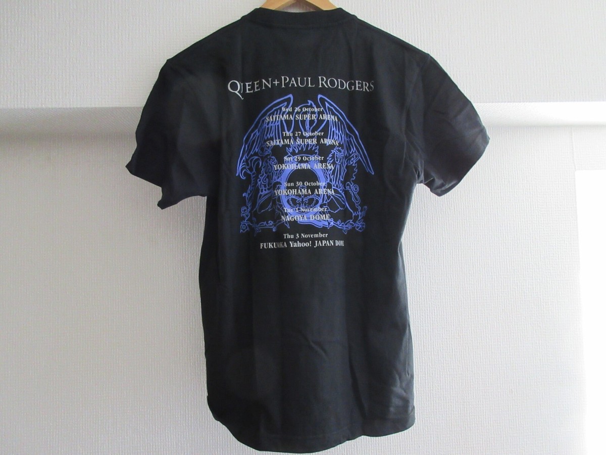 Queen Paul Rodgers 2005 Japan Tour Black T-Shirt Tee Brian May