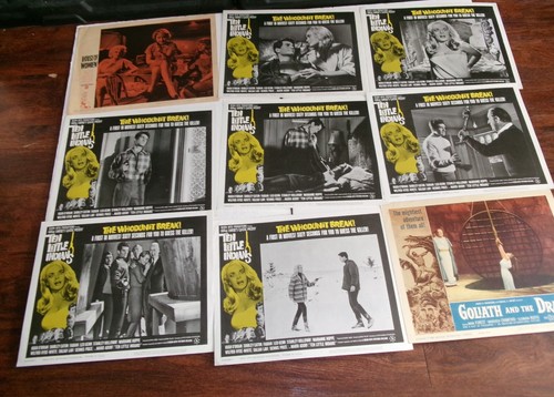 Vintage Original Lobby Card 67pc Set Sci-Fi Japanese Drama Western Cult Movie - Picture 12 of 18