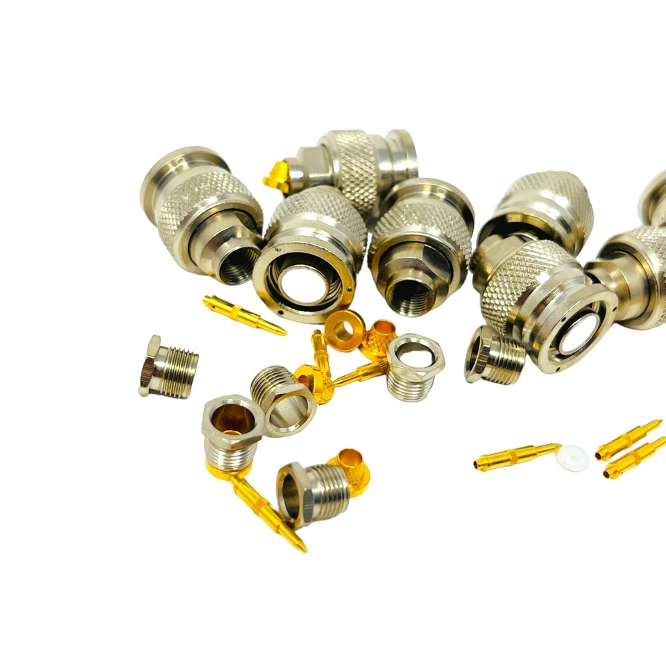 8 pcs RF Coaxial Connector, BNC Plug with 9 pcs Contact Pins - Image 2 of 4