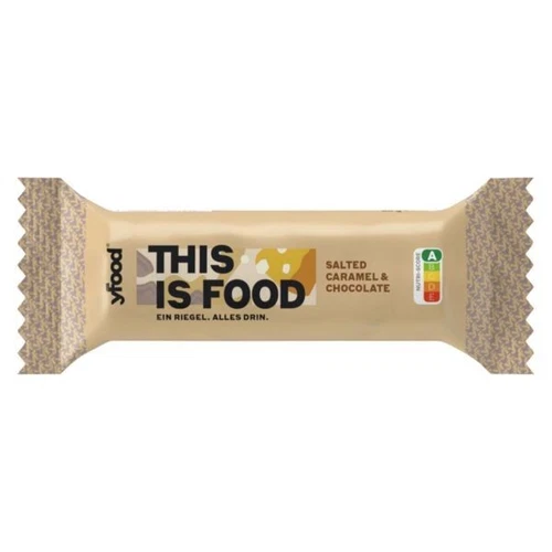 Food Bar Salted Caramel & Chocolate 12x60g Size