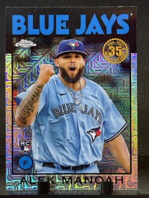 2021 Topps Update Alek Manoah 1986 Topps Silver Pack Mojo #86C-39 Blue Jays