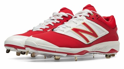 red new balance metal baseball cleats