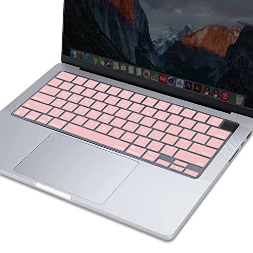 Keyboard Cover Skin Compatible with MacBook Air 15 M3 A3114 M2 Rose Quartz - Picture 5 of 8