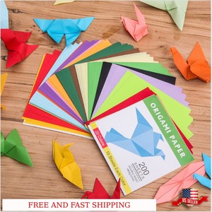 Details About Origami Strong Paper Double Sided Color 20 Colors Easy Fold 6x6 Inch 200 Sheets