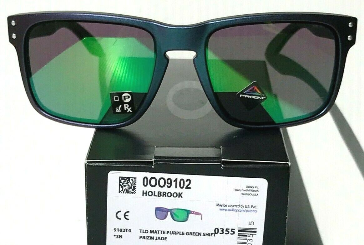 Oakley Holbrook PRIZM Violet Sunglasses + Cyber Case – Green Gridiron, Inc.