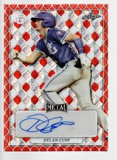 2022 Leaf Perfect Game A-A Auto Red Wave #MA-DC1 Dylan Cupp 3/3