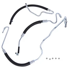 Power Steering Hose Kit For Silverado 2500HD 6.6L Turbo Diesel Hydroboost 01-06