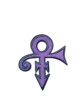 Music Prince Symbol Purple Rain Patch, Iron On/Sew On