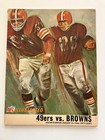 1966 San Francisco 49ers vs Cleveland Browns NFL Football Program 8-14-1966