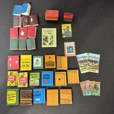 Vintage Lot of 39 Dollhouse Miniature Faux Books Magazines Cookbooks How To