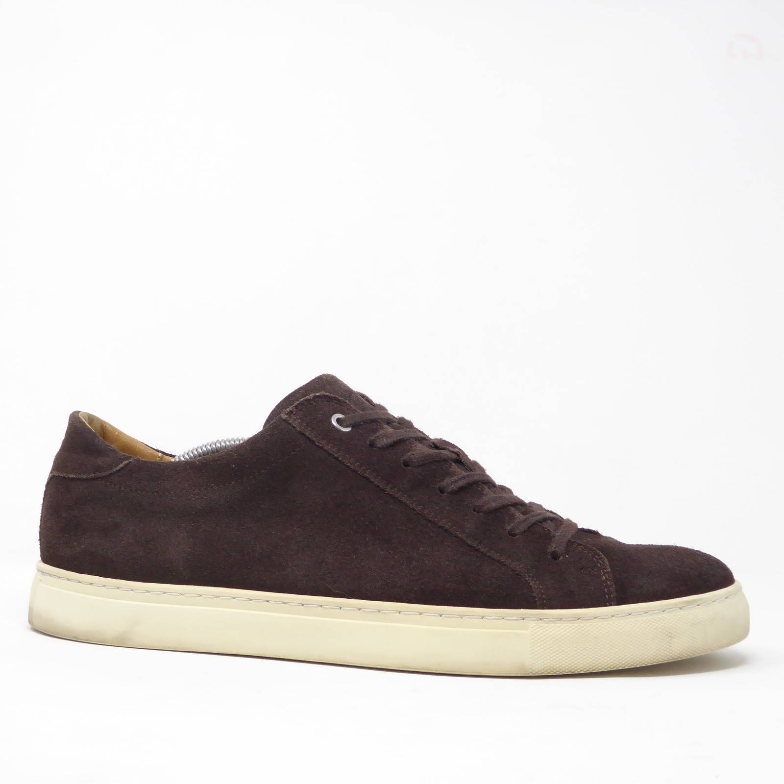 Suitsupply Mens Sneakers Shoes Casual Brown Suede Low Top Lace Up Size 13 US