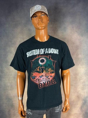 VTG System Of A Down 2005 BYOB North American Tour Music Gildan T-Shirt Size XL