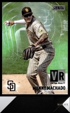 2021 Stadium Club #VR-22 Manny Machado Virtual Reality San Diego Padres