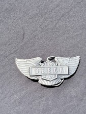 Vintage 1976 Beech Aircraft Pilot Aviator Wings Belt Buckle Badge