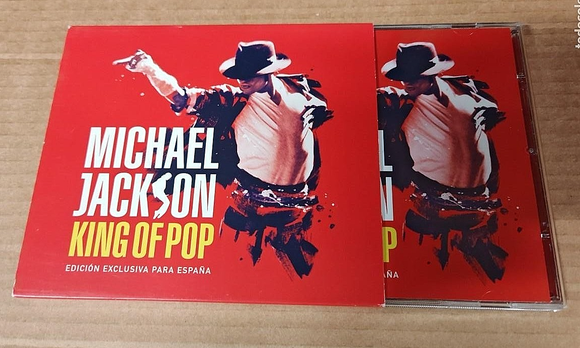 MICHAEL JACKSON King of Pop CD SPAIN EDITION ULTRA RARE OUTER RED