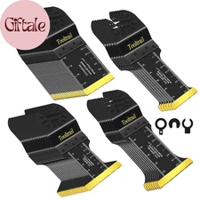 50 PCS Oscillating Tool Blades for Metal,Universal Multi Tool Blades Kits for Me