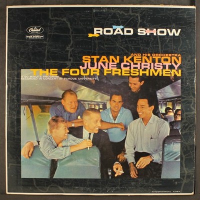 STAN KENTON, JUNE CHRISTY, FOUR FRESHMEN: road show CAPITOL 12'' 2x LP 33 RPM