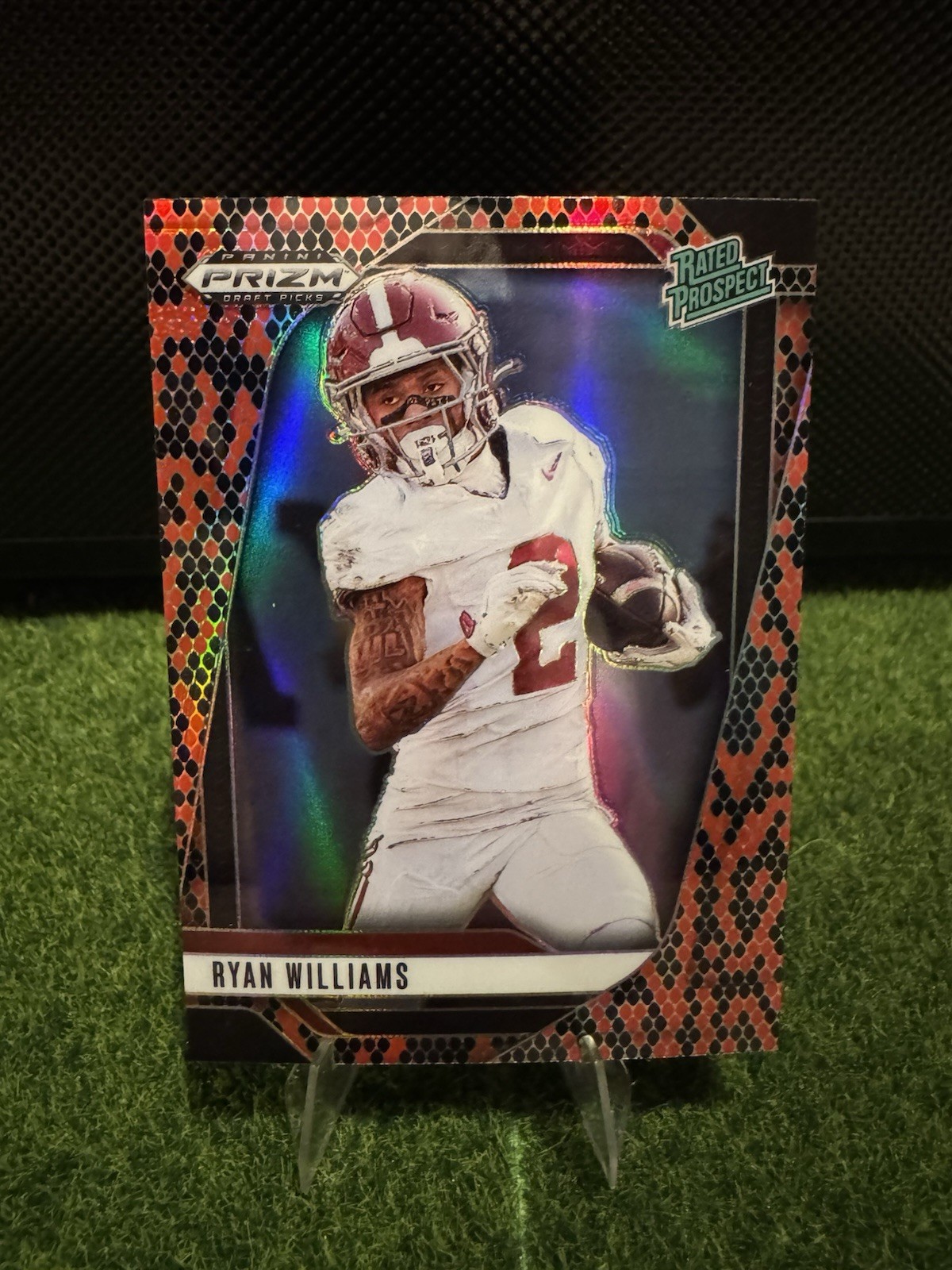 2025 Panini Prizm Draft Picks - Ryan Williams #151 (RC) Snakeskin SSP Alabama