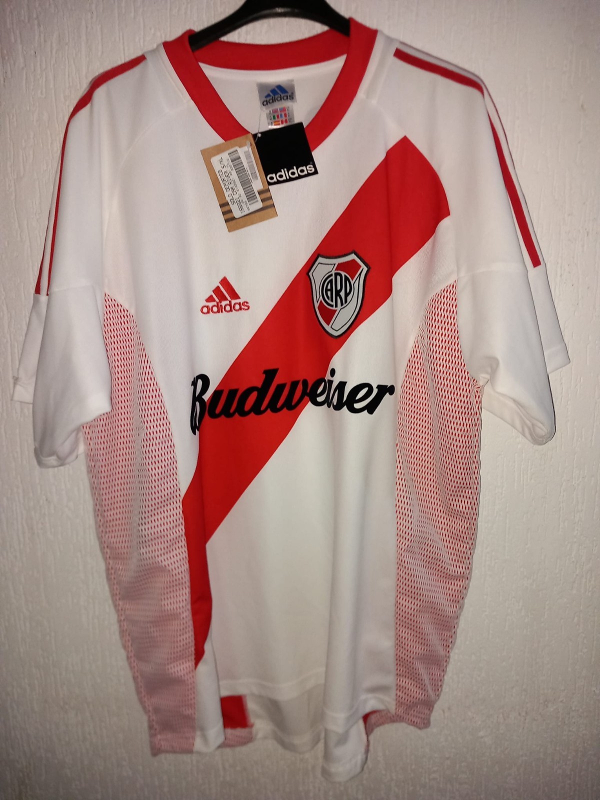 RIVER PLATE MAGLIA CALCIO 2002/03 SHIRT JERSEY CAMISETA ADIDAS VINTAGE RARA