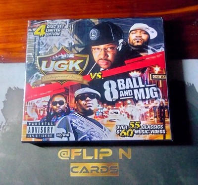 UGK VS 8BALL & MJG - THE CLASSICS 3 CD & DVD MIXTAPE - HTOWN MEMPHIS DJ PROMO