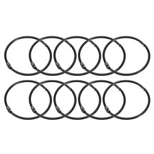 24pcs Shower Curtain Rings Carbon Steel Round Snap Shower Curtain Hooks 3 Inch