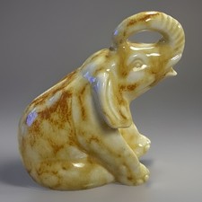 Vintage 1986 Rookwood Pottery Elephant 6490 Marbled Rare