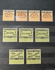 Sehr selten 1923 Gro&szlig;Herzogtum Hessen,Hyperinflation,komplette Ausgabe Postfrisc