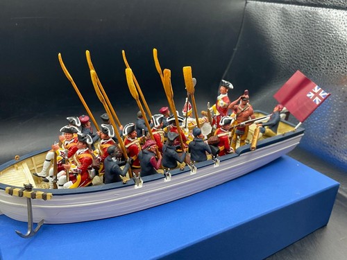 French Indian War: English Boat. No Original Box. - Picture 3 of 6