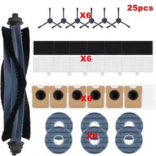 Spare Parts Set for Eufy C20 OMNI Robot Vacuum Cleaner Brush Mop Dust Bag Filter