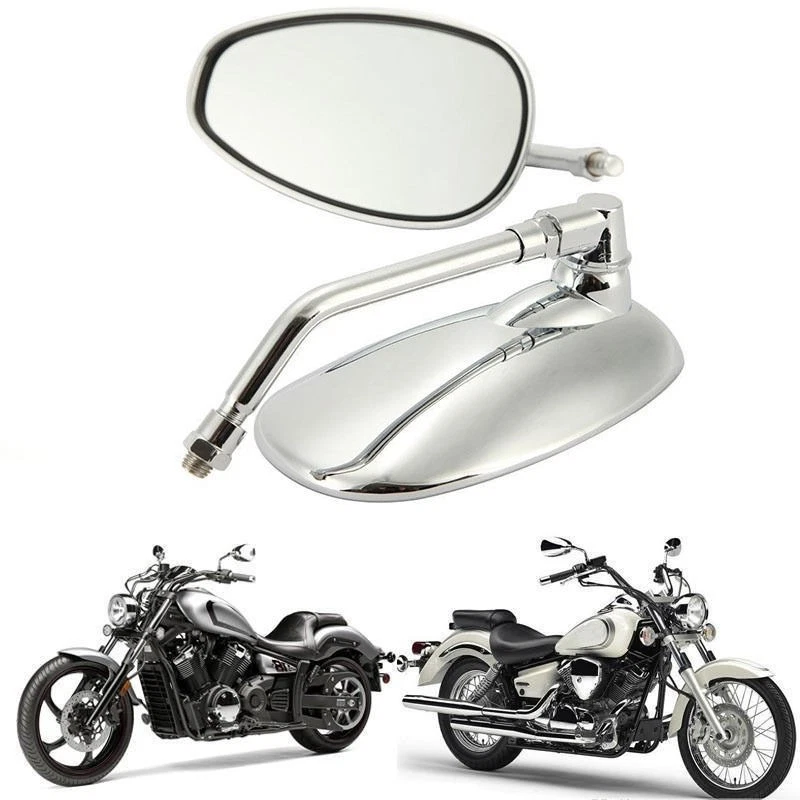 Motorcycle Rearview Mirrors For Kawasaki KZ1000A KZ1000C KZ1000D KZ1000E72 Foto 4 de 4