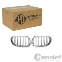 Diederichs Sport Grill KÜHlergrill Front Nieren Chrom Passend FüR BMW 5 E60 E61