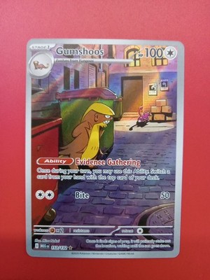 Gumshoos 153/132 Illustration Rare Me1: Mega Evolution Mint Free Shipping!