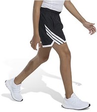 NWT adidas Boys Mid Rise Basketball Athletic Shorts BLACK MEDIUM 10 12