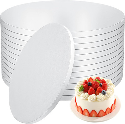 6 PCS Cake Drums 16 Inch, 16Inch Drum, Cake Boards 16 Inch Round, 1/2'' Thick Car