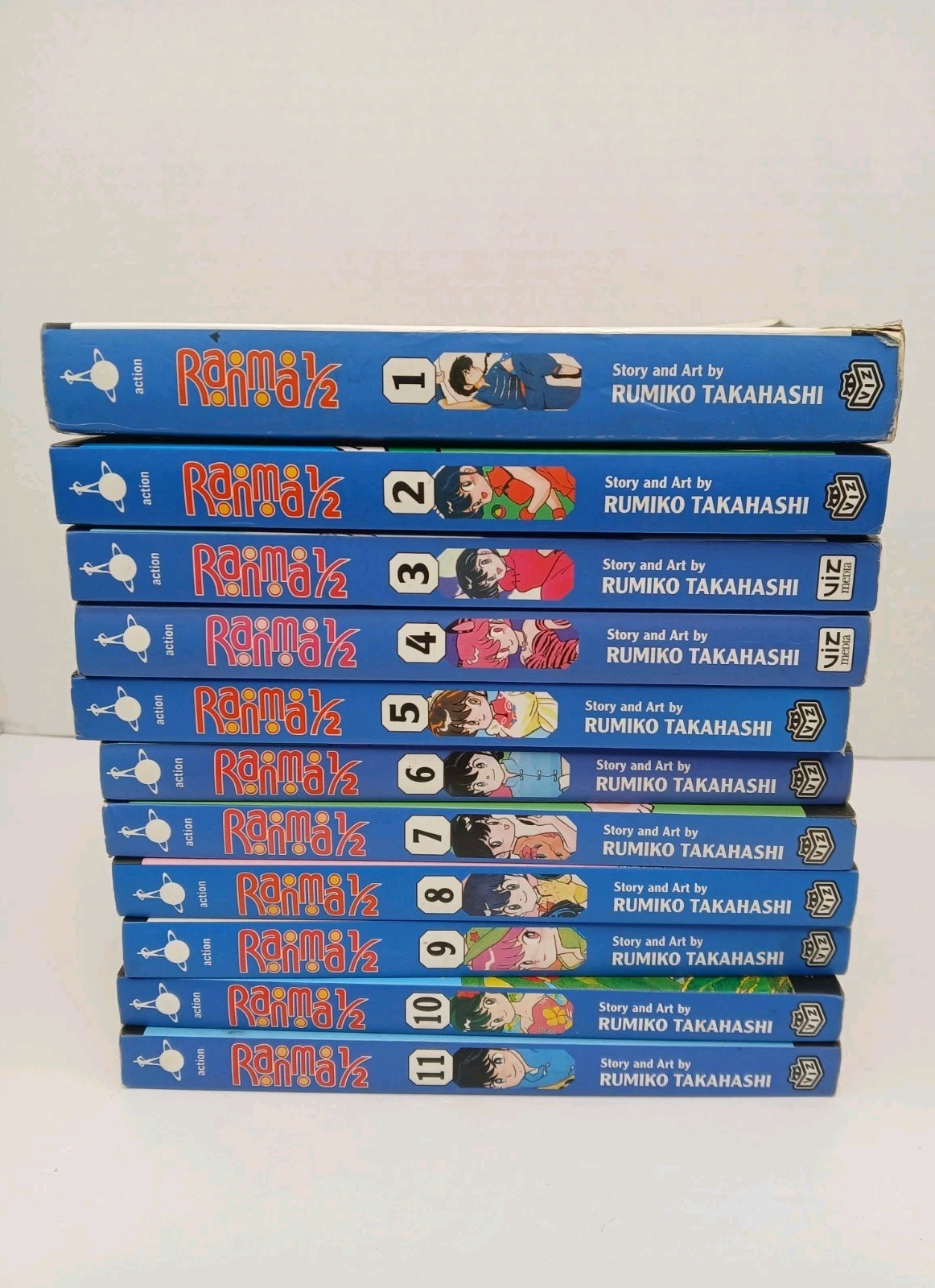 Ranma 1/2 English Manga Volume 1-11 By Rumiko Takahashi