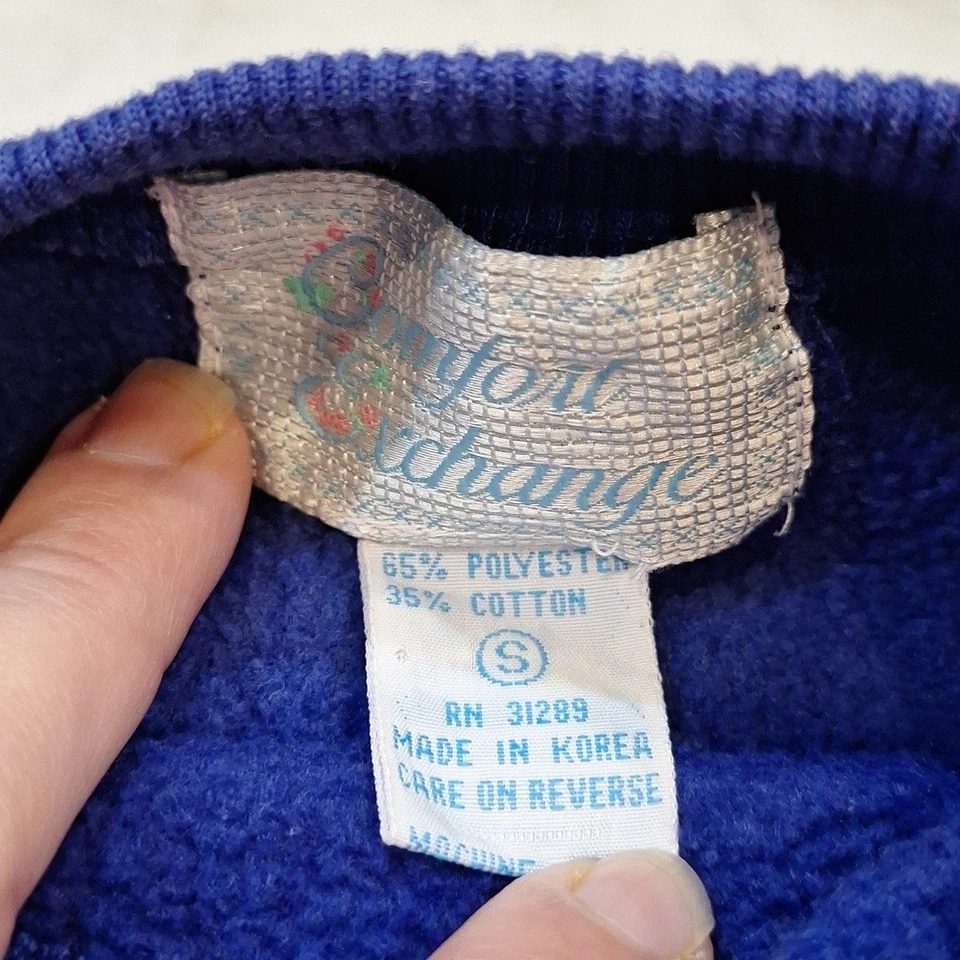 Sudadera Pijama Vestido Vintage Árbol de Navidad Años 90 PJ Talla Pequeña-Lg Gran Tamaño Vacaciones Foto 2 de 4