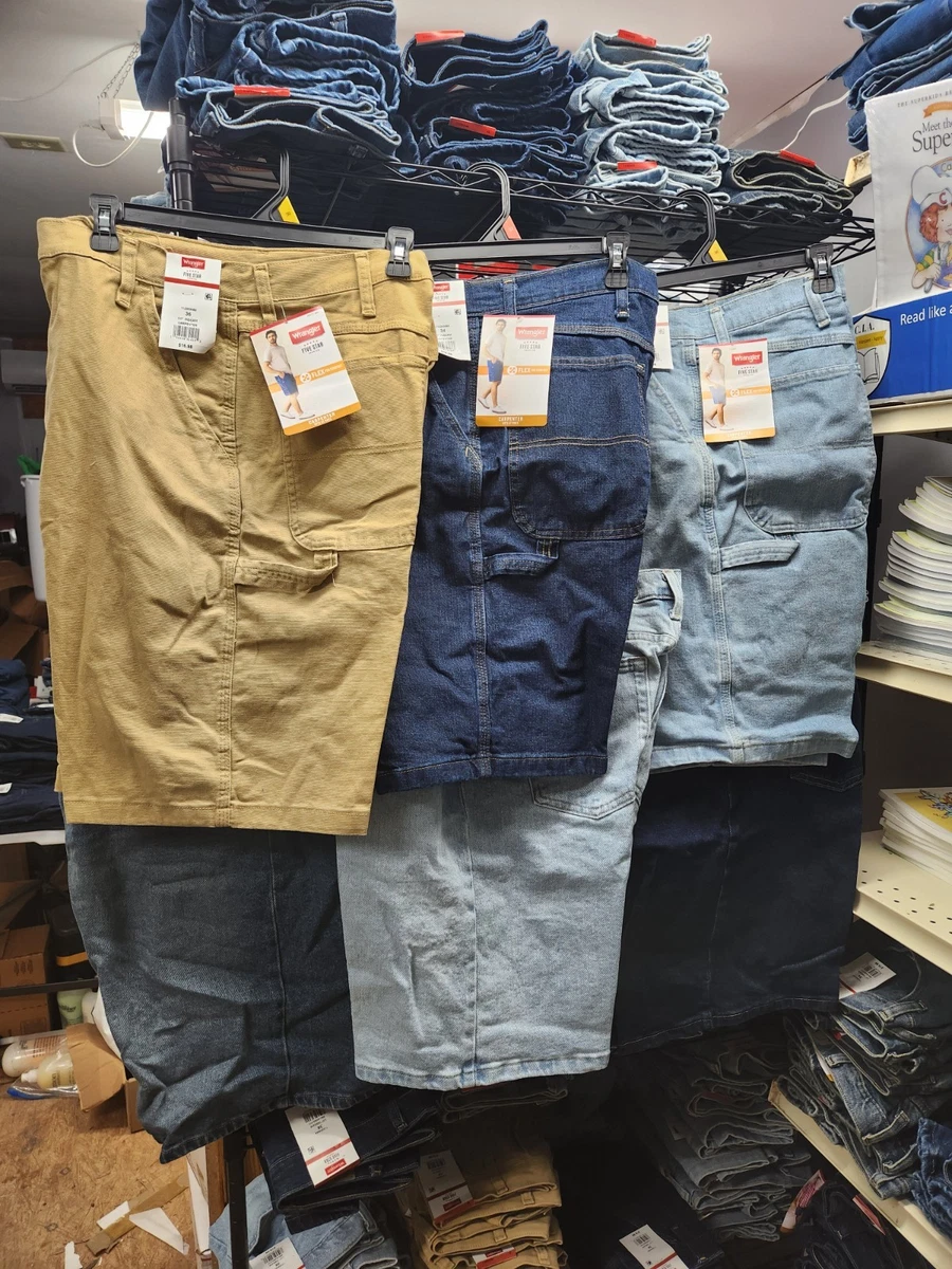 Short Jean Denim Wrangler Originals Taille 44 Pour Big Man - Occasion Très Bon état