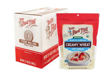 Bob's Red Mill Organic Creamy Wheat Hot Cereal, 24oz 24 Ounce (Pack of 4)