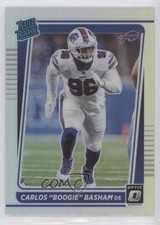 2021 Panini Donruss Optic Rated Rookie Holo Prizm Carlos Basham Jr Boogie 2l4