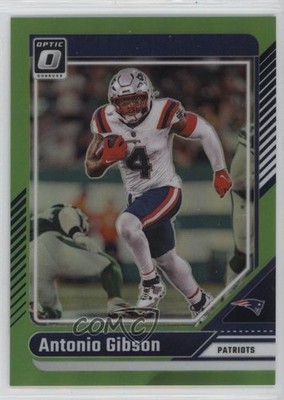 2024 Panini Donruss Optic Lime Green Prizm 32/50 Antonio Gibson #135 1d59